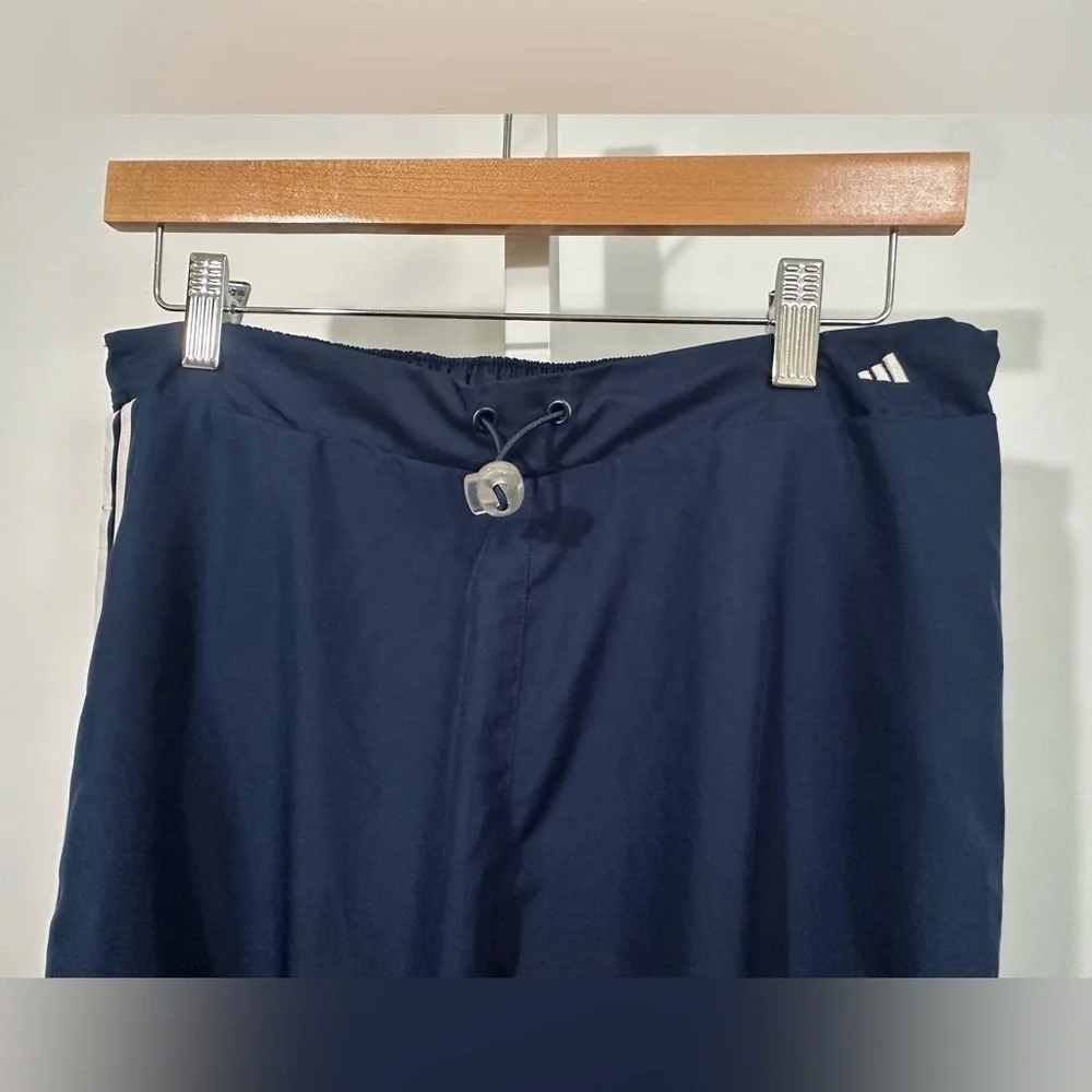Set of 2 Y2K Adidas 3-Stripes Track Pants (Navy + Black Bundle) Vintage